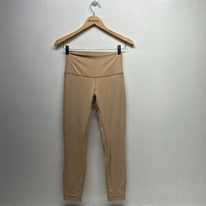 Lululemon Align High Rise Leggings Athletic Pant Legging 25 "Contour Tan Size 6
